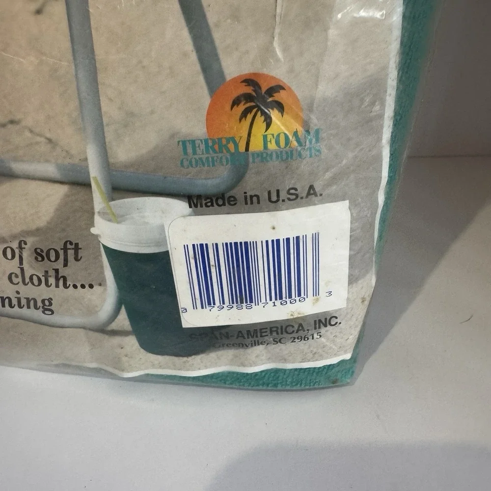 Vintage Folding Chair Cushion Lawn Chair Comfort Cushion Outdoor Furniture NOS
